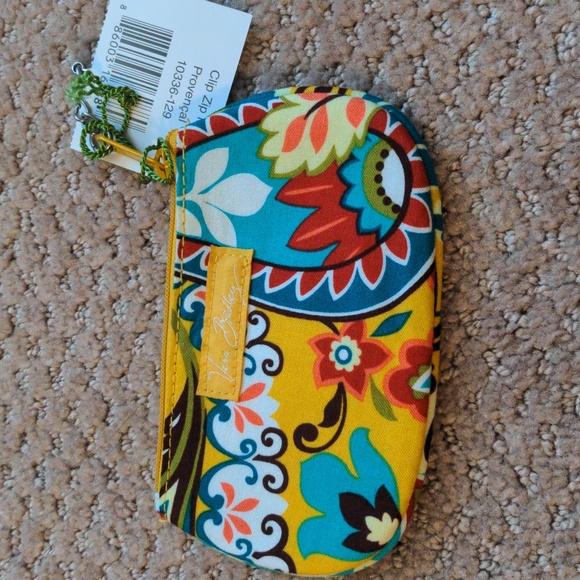 Vera Bradley Clip Zip ID Case/Coin Purse NWT - Picture 2 of 3